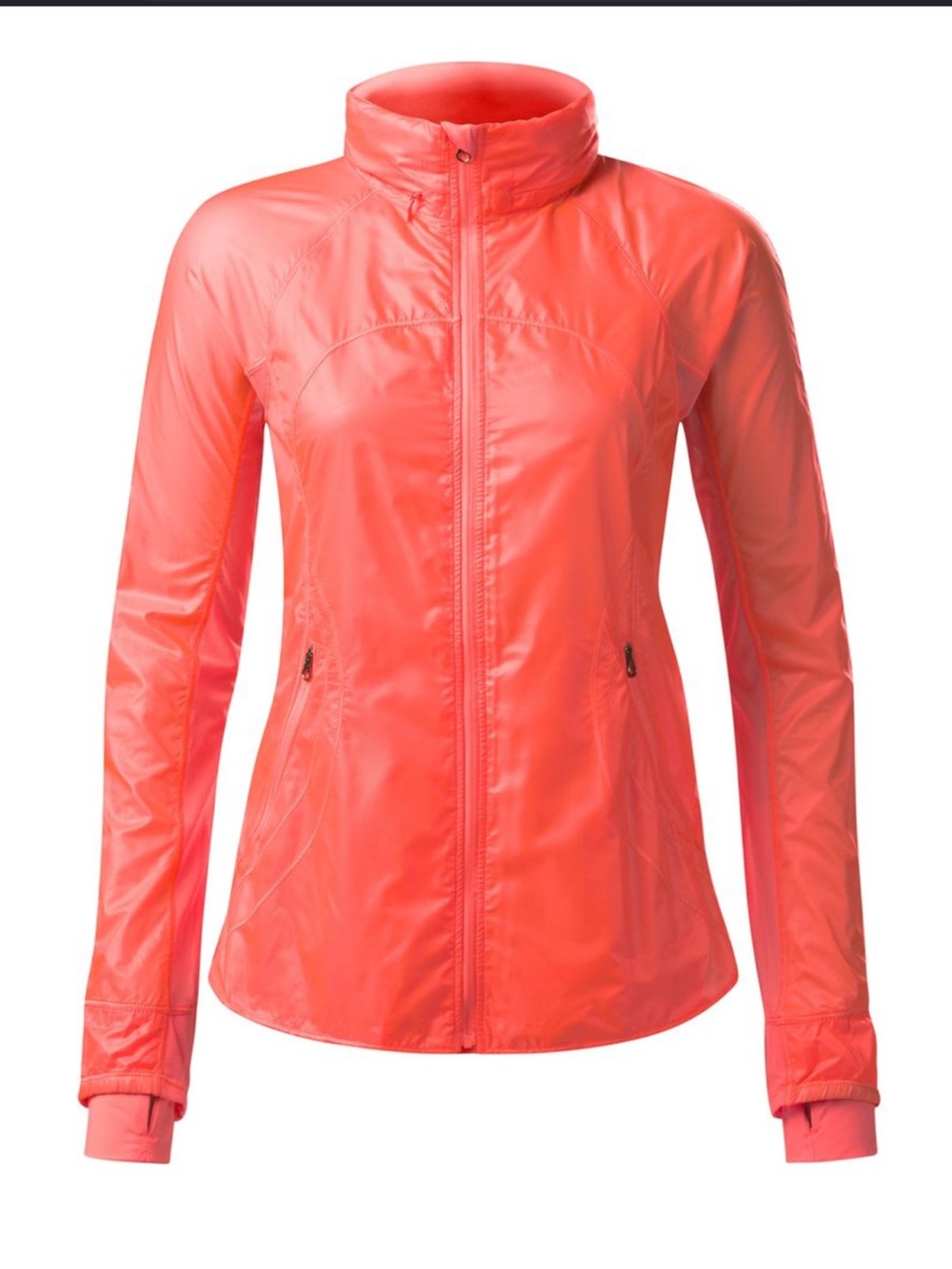 Lululemon neon fluorescent Goal Crusher Jacket wind breaker
Grapefruit size 8